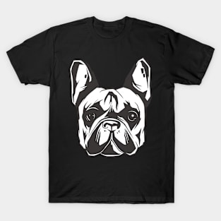 Frenchie Illustration French Bulldog T-Shirt